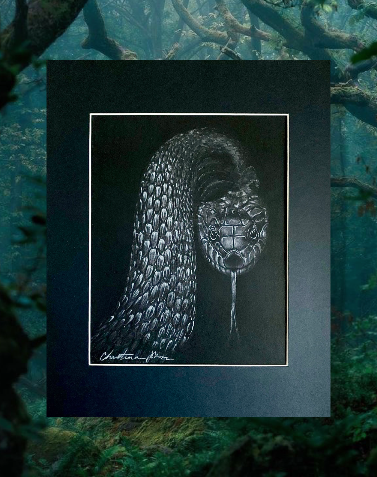 Transform- Original Charcoal Drawing