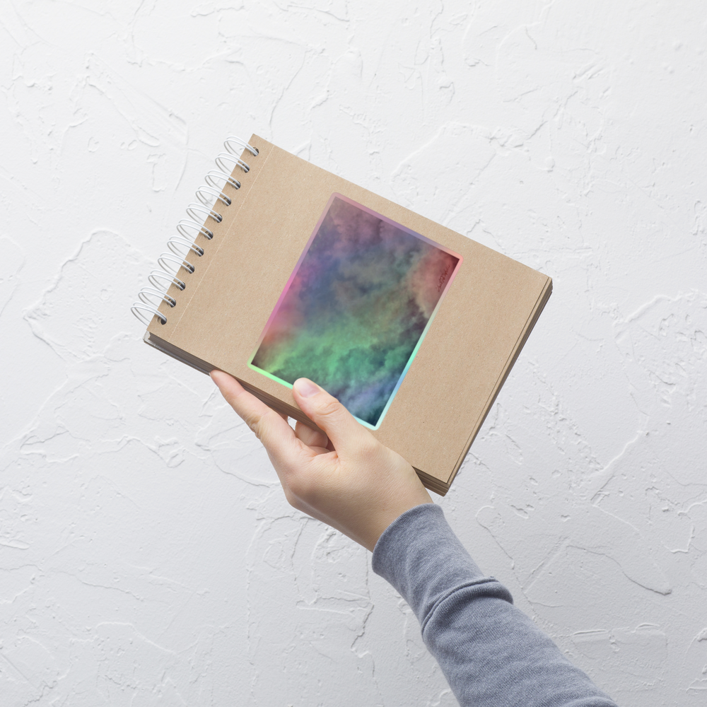 Opal Lights- Holographic sticker