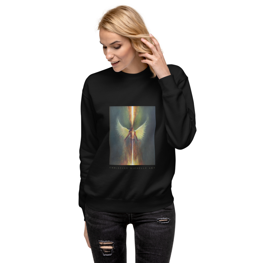 Rise Up- Unisex Cotton Crewneck Sweatshirt
