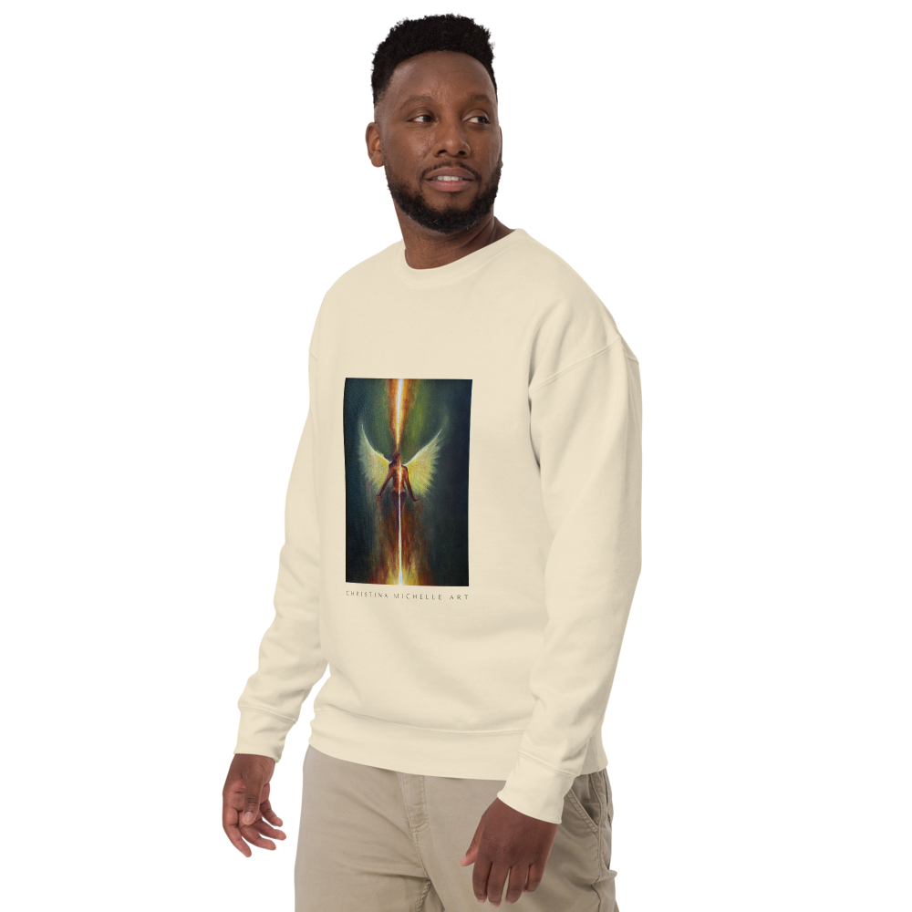 Rise Up- Unisex Cotton Crewneck Sweatshirt