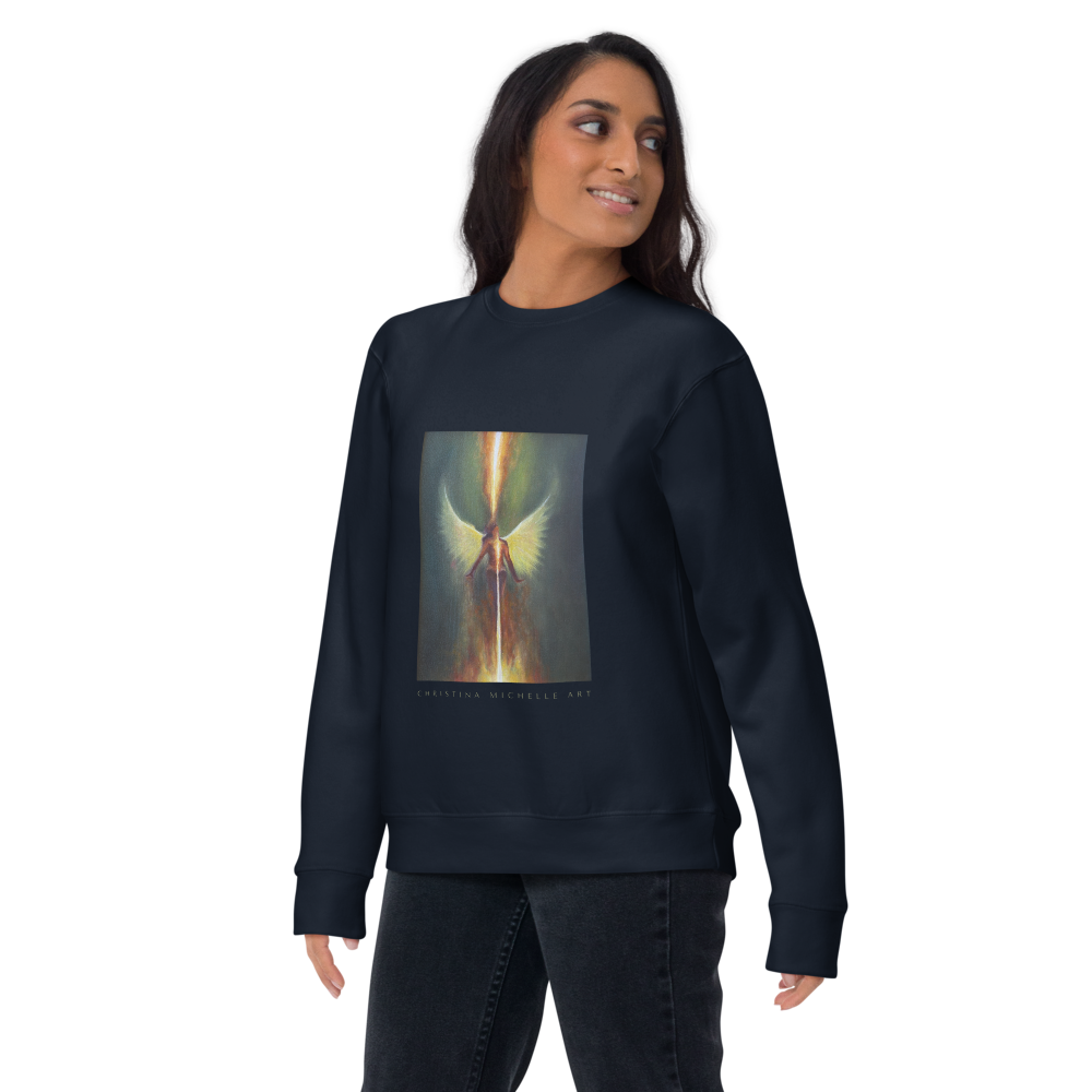 Rise Up- Unisex Cotton Crewneck Sweatshirt