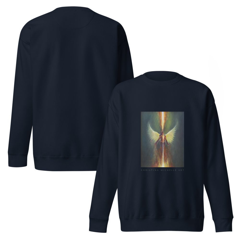 Rise Up- Unisex Cotton Crewneck Sweatshirt