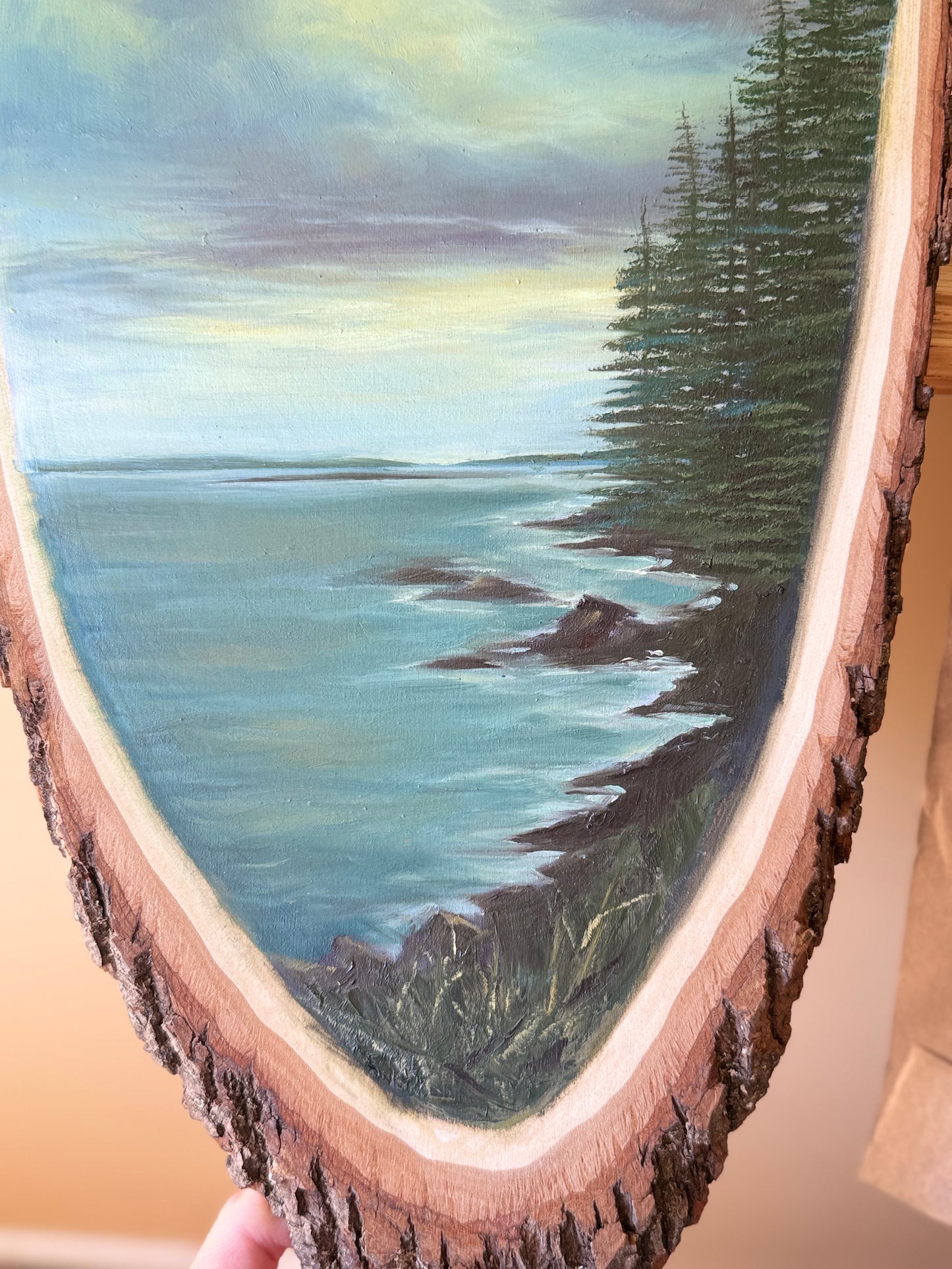 Drift- Original Oil on Wood Painting