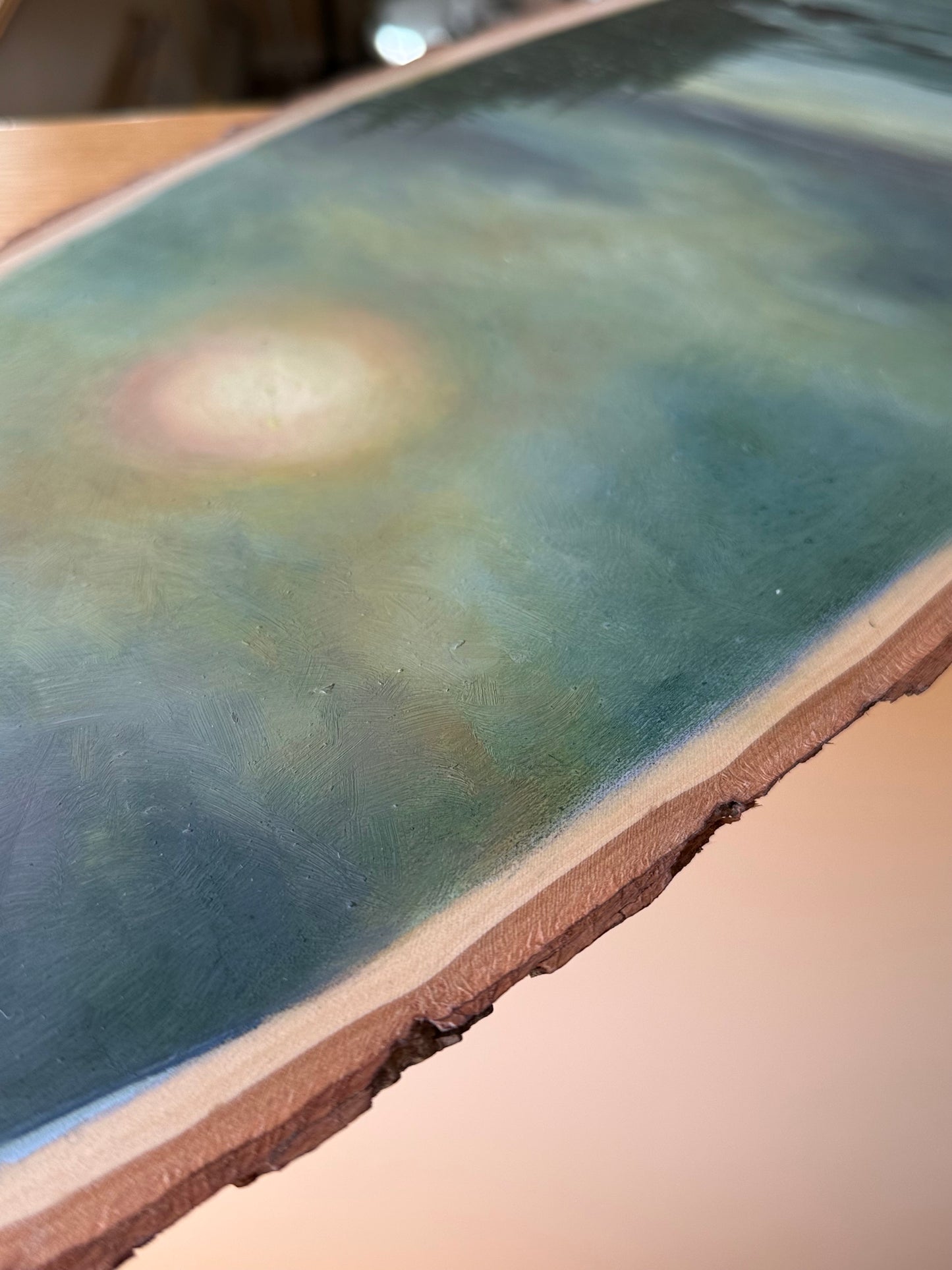 Drift- Original Oil on Wood Painting