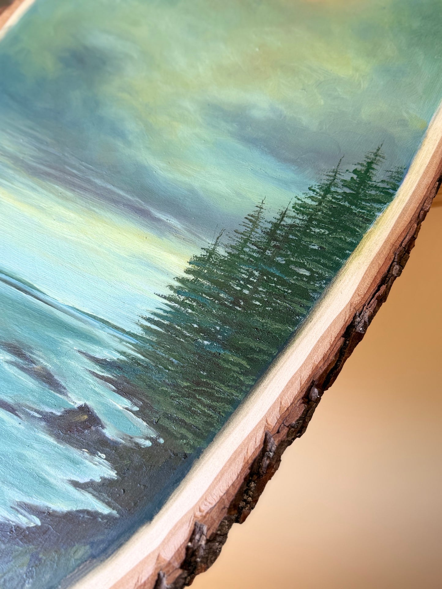 Drift- Original Oil on Wood Painting
