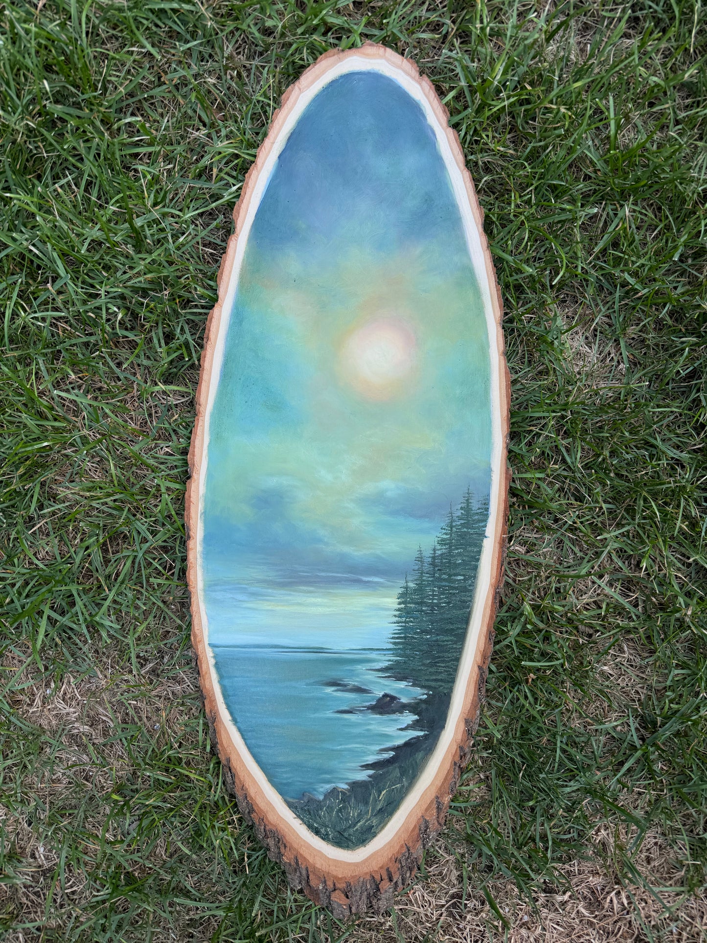 Drift- Original Oil on Wood Painting