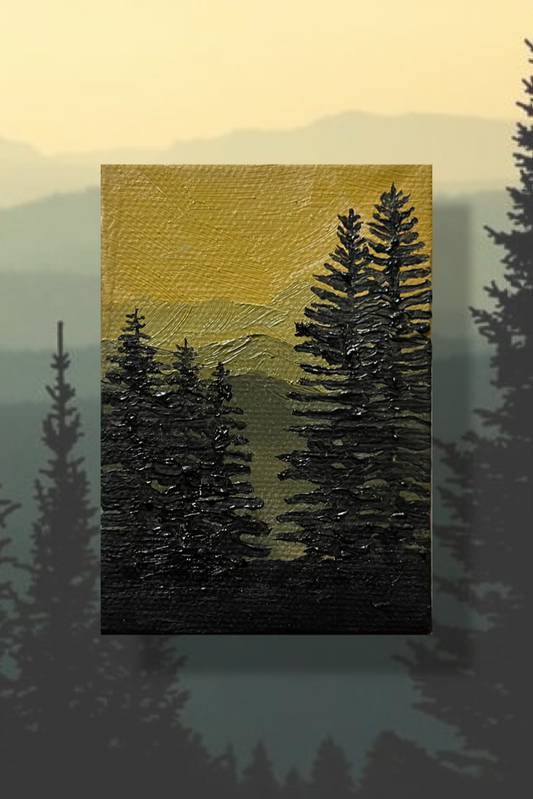 Mountain View- Original Oil Painting