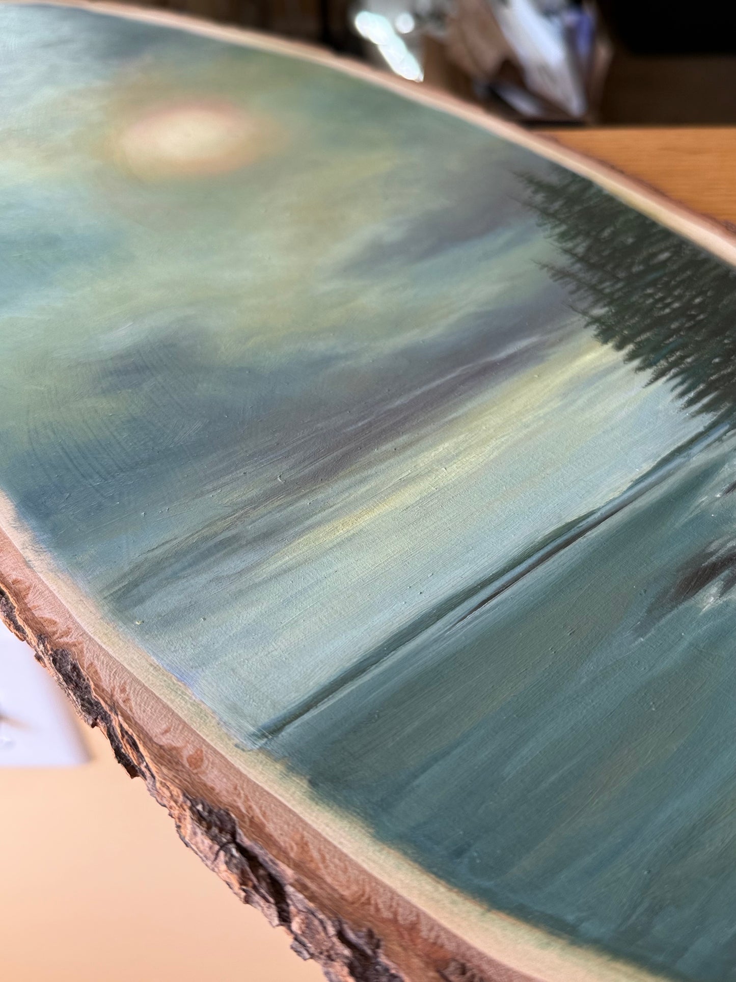 Drift- Original Oil on Wood Painting