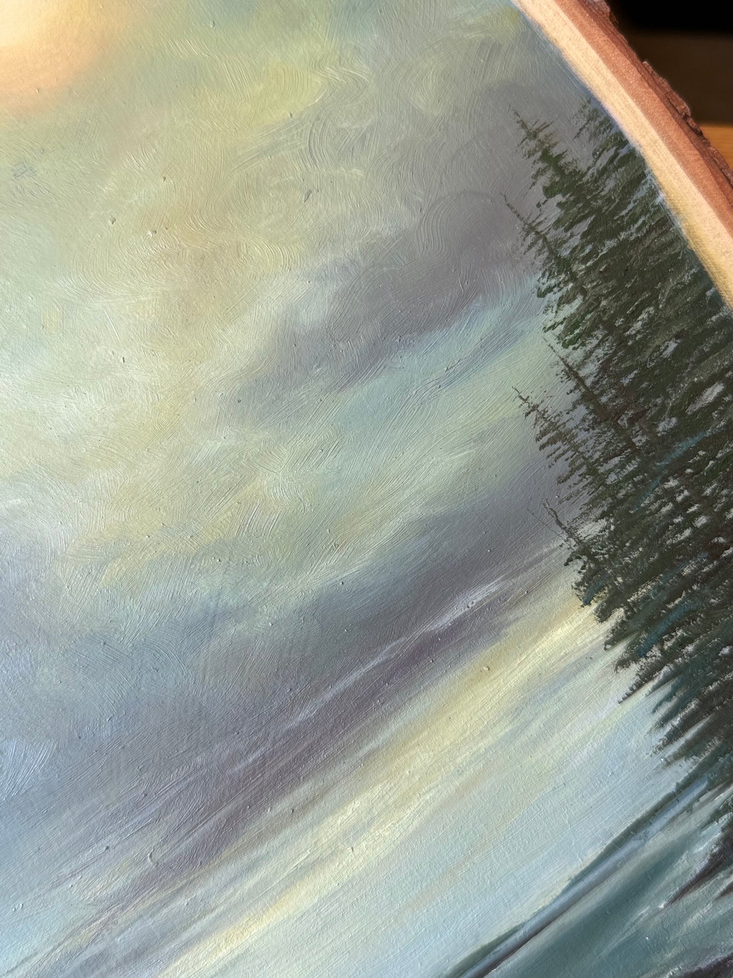 Drift- Original Oil on Wood Painting