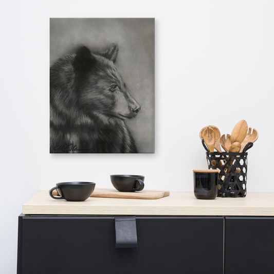 Bear Stretched Canvas Print