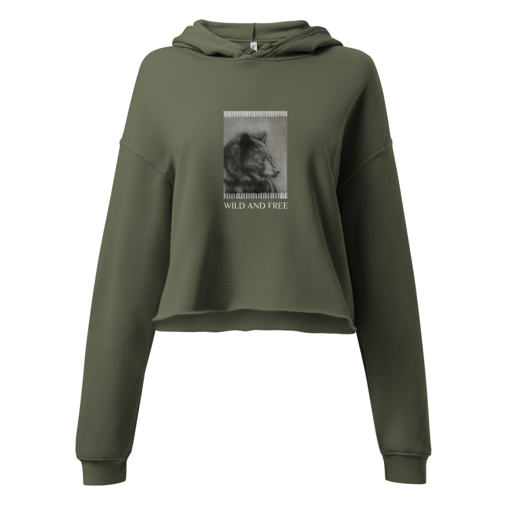 Bear Crop Hoodie