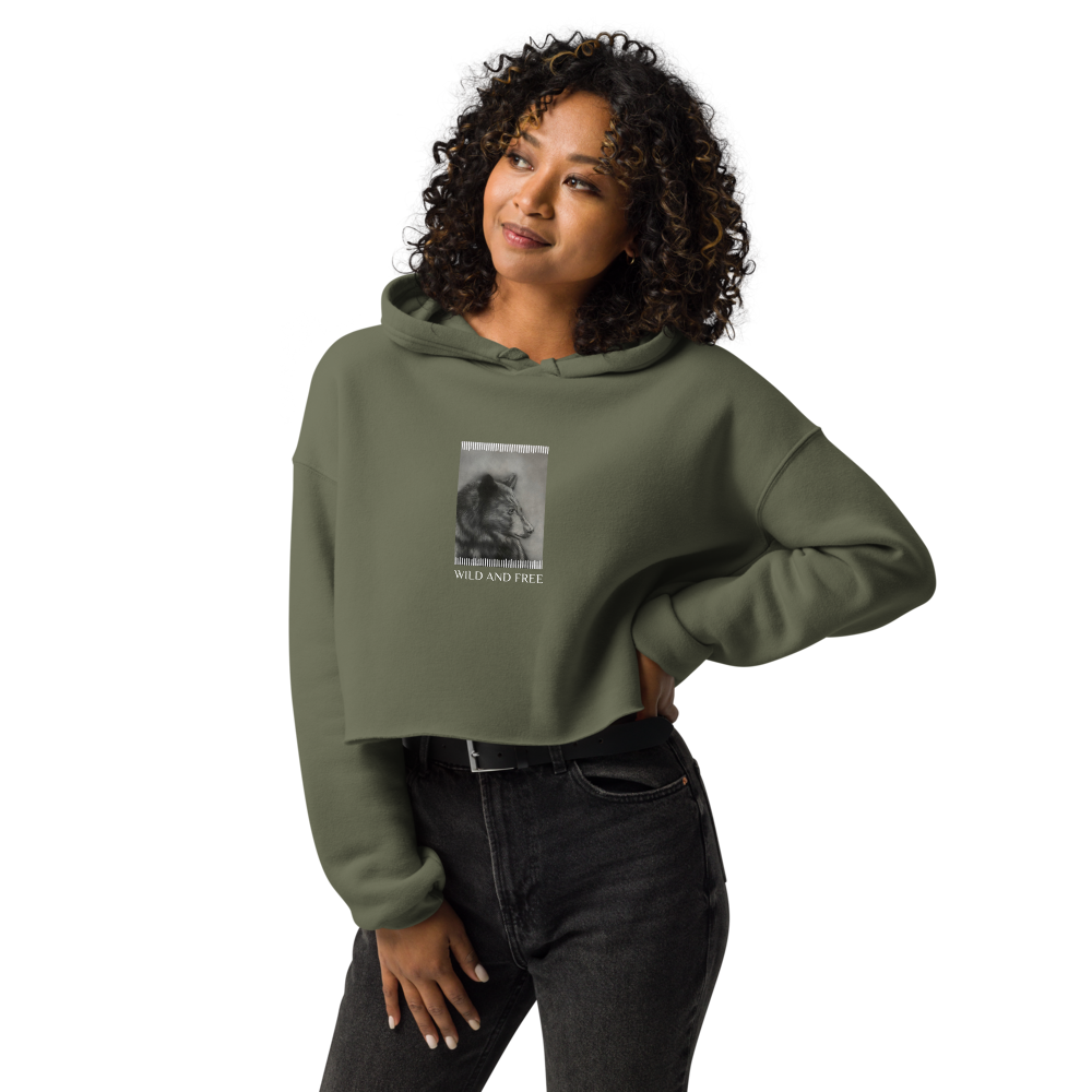 Bear Crop Hoodie