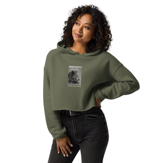 Bear Crop Hoodie