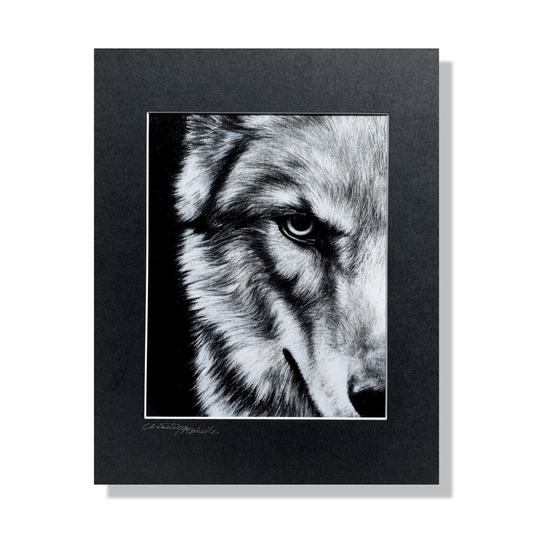 Matted Limited Edition Wolf Print